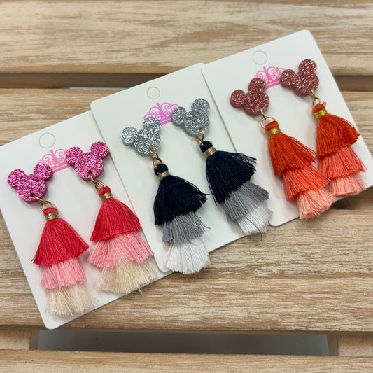 RTS Mouse Tassel Earrings