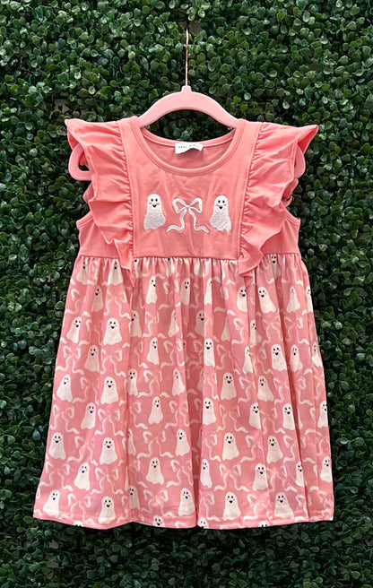 Discounted Spooky Pink Bow Ghosts Collection