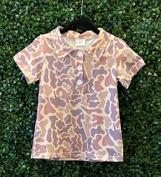 RTS Camo Polo Style Shirt Collection