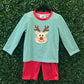 RTS Green Striped Reindeer Collection