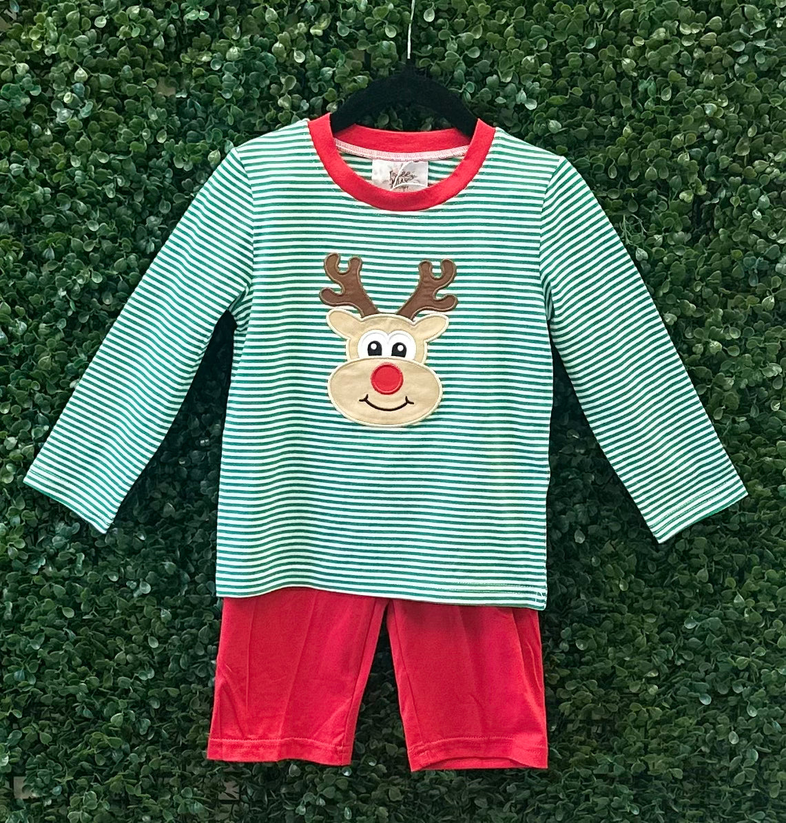 RTS Green Striped Reindeer Collection