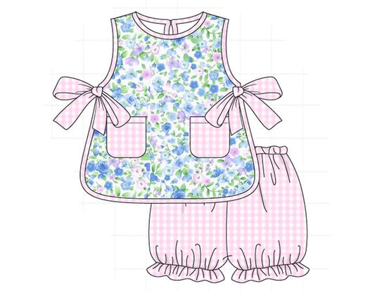 RTS Sweet Summer Blue Floral Mommy & Me Collection