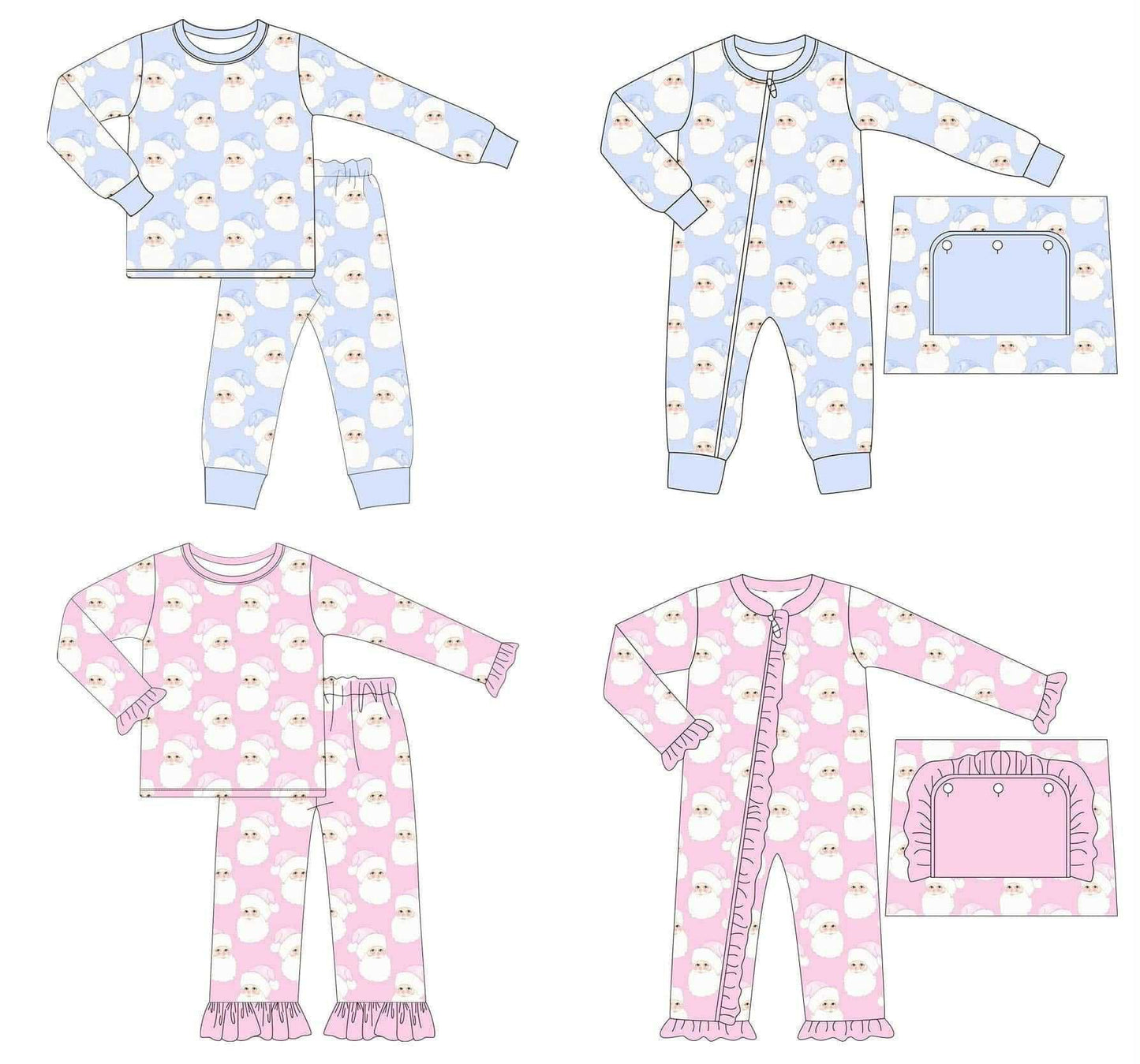 RTS Classic Santa Pajama Collection